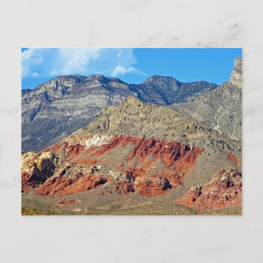 Red Rocks Nevada Briefkaart (Voorkant)