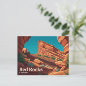Red Rocks Park en Amphitheater VS Briefkaart (Staand voorkant)