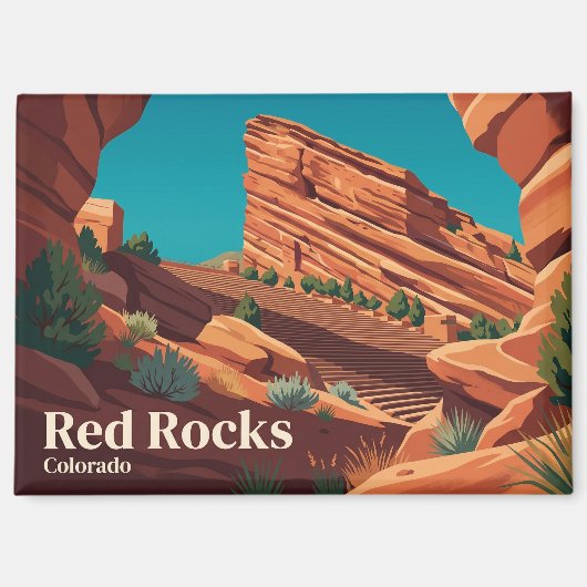 Red Rocks Park en Amphitheater VS Magneet (Voorkant)