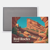 Red Rocks Park en Amphitheater VS Magneet (Voorkant / Achterkant)