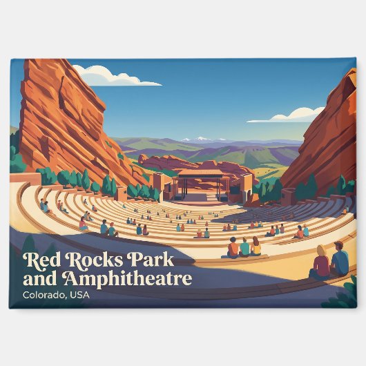 Red Rocks Park en Amphitheater VS Magneet (Voorkant)