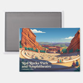 Red Rocks Park en Amphitheater VS Magneet (Voorkant / Achterkant)