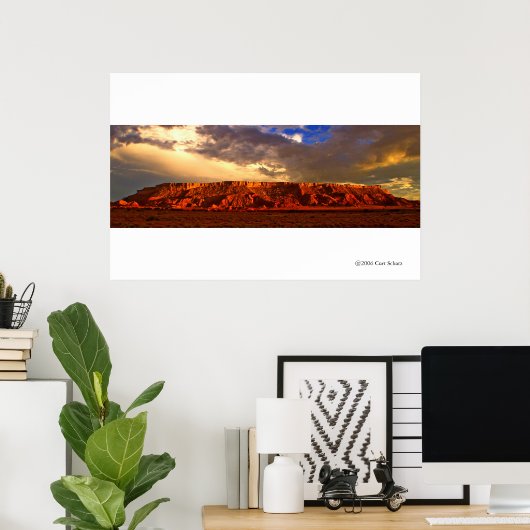 Red Rocks Poster (Thuiskantoor)