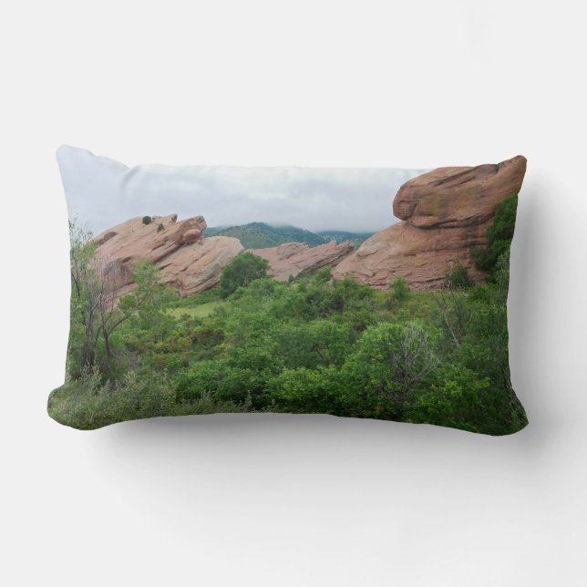 Red Rocks Ridge Mountains en Valley Kussen (Voorkant)