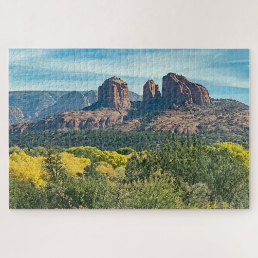 Red Rocks Sedona Arizona Schilderachtig Puzzle Legpuzzel (Horizontaal)