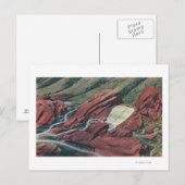 Red Rocks Theater, Park van de Rode Rocks Briefkaart (Voorkant / Achterkant)