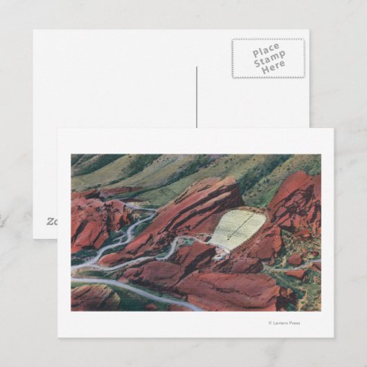 Red Rocks Theater, Park van de Rode Rocks Briefkaart (Voorkant / Achterkant)