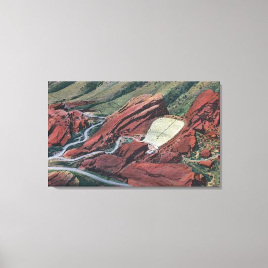 Red Rocks Theater, Park van de Rode Rocks Canvas Afdruk (Voorkant)