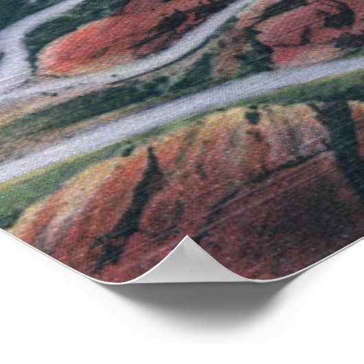 Red Rocks Theater, Park van de Rode Rocks Poster (Hoek)