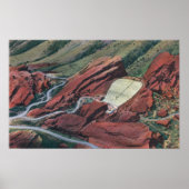 Red Rocks Theater, Park van de Rode Rocks Poster (Voorkant)