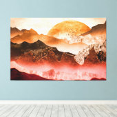 Red Rockscape Canvas Afdruk (Insitu (Houten vloer))