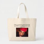 Red Rod Bag Grote Tote Bag (Voorkant)