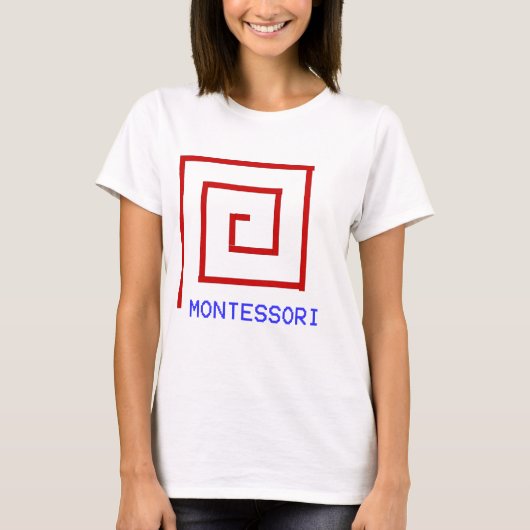 Red Rods Montessori T-shirt (Voorkant)