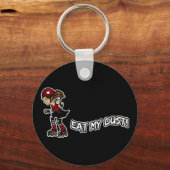 Red Rollerderby-stoorzender Sleutelhanger (Voorkant)