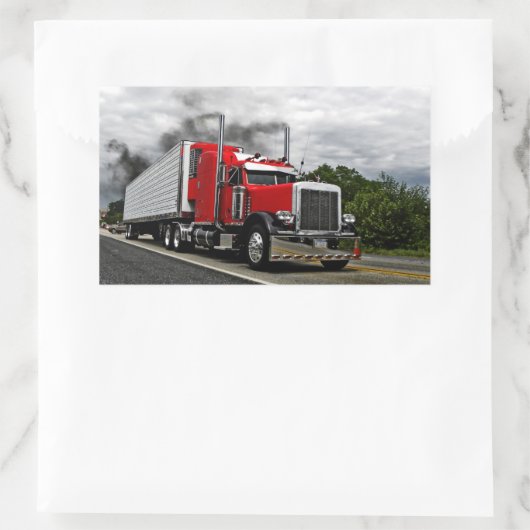 Red & Rollin' Peterbilt Stickers (Tas)
