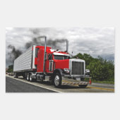 Red & Rollin' Peterbilt Stickers (Voorkant)