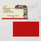 Red Roof Home Sales Visitekaartje (Voorkant / Achterkant)