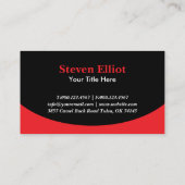 Red Roofers Professional Roofing Service Business  Visitekaartje (Achterkant)