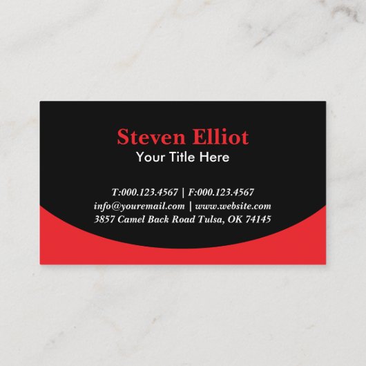 Red Roofers Professional Roofing Service Business  Visitekaartje (Achterkant)