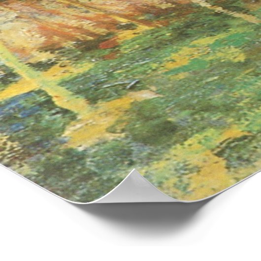 Red Roofs, hoek van een dorp, winter door Pissarro Poster (Hoek)