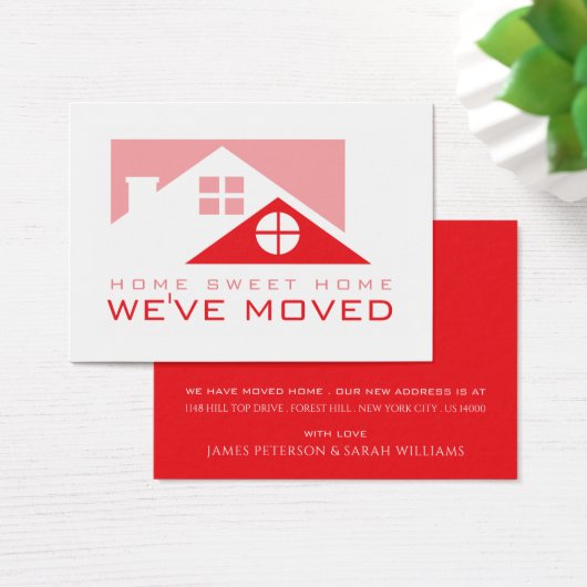 Red Rooftop, wijziging adreskaart Visitekaartje (Bureau)