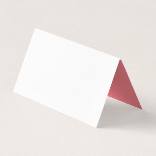 Red Rooftop, wijziging adreskaart Visitekaartje (Achterkant)