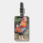 Red Rooster Bagagelabel (Voorkant verticaal)