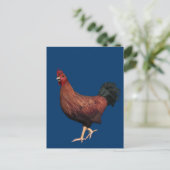 Red Rooster Briefkaart (Staand voorkant)