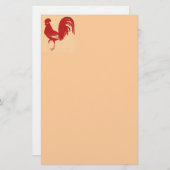 Red Rooster Briefpapier (Voorkant / Achterkant)