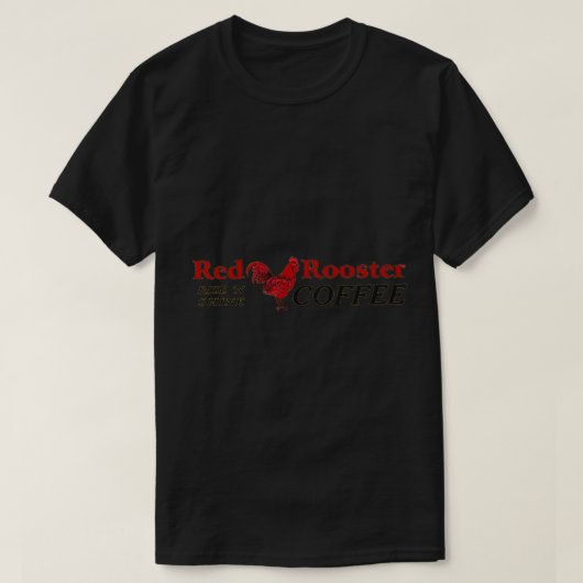Red Rooster Coffee Premium T-shirt (Design voorkant)