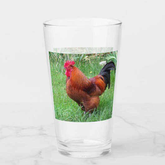 Red Rooster Drink glasverzamelaars Glas (Voorkant)