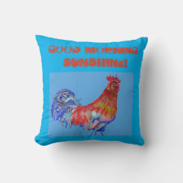 Red Rooster Good Morning Sunshine Cushion Kussen
