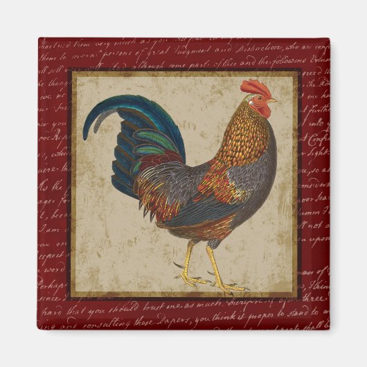 Red Rooster Magneet (Voorkant)