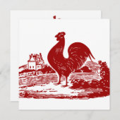 Red Rooster Old Farmhouse  Kaart (Voorkant / Achterkant)