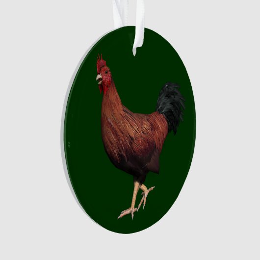 Red Rooster Ornament (voorkant)