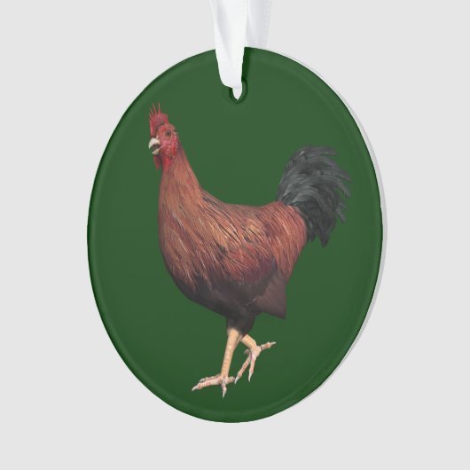 Red Rooster Ornament (voorkant)