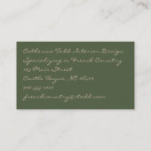  Red Rooster Shabby Chic Interior Design Visitekaartje (Achterkant)