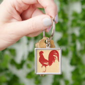 Red Rooster Sleutelhanger (Hand)