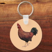 Red Rooster Sleutelhanger (Voorkant)