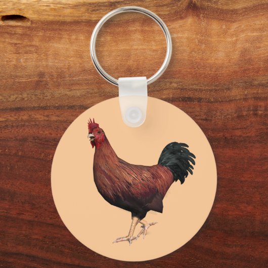 Red Rooster Sleutelhanger (Voorkant)