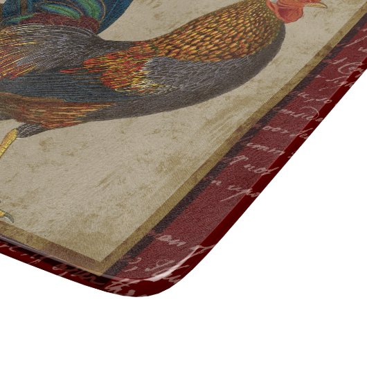 Red Rooster Snijplank (Hoek)