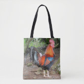 Red Rooster Tote Bag (Voorkant)