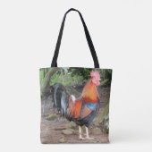 Red Rooster Tote Bag (Achterkant)
