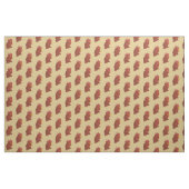 Red Rooster's Head Pattern Stof (Yard (91,4 cm))