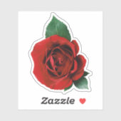Red Rose 1 Sticker (Vel)