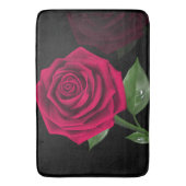 Red Rose - 1Custom Large Bath Mat (Voorkant Verticaal)