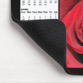 Red Rose 2011 Calendar Mousepad Muismat (Hoek)