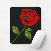 Red Rose 2 Mousepad Muismat (Met muis)