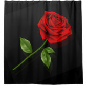 Red Rose 2 - Shower Curtain Douchegordijn (Voorkant)