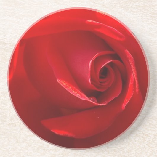 Red-Rose-3.jpg Zandsteen Onderzetter (Voorkant)